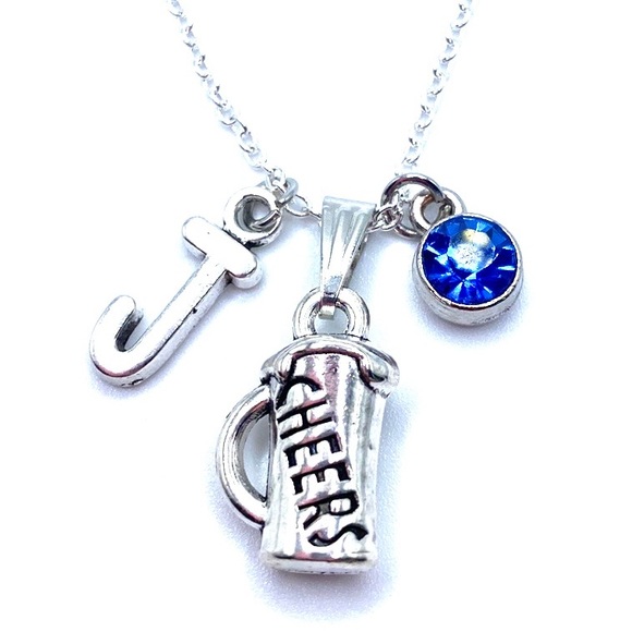 Cheers Beer Mug Necklace May Be Personalized - Picture 8 of 9